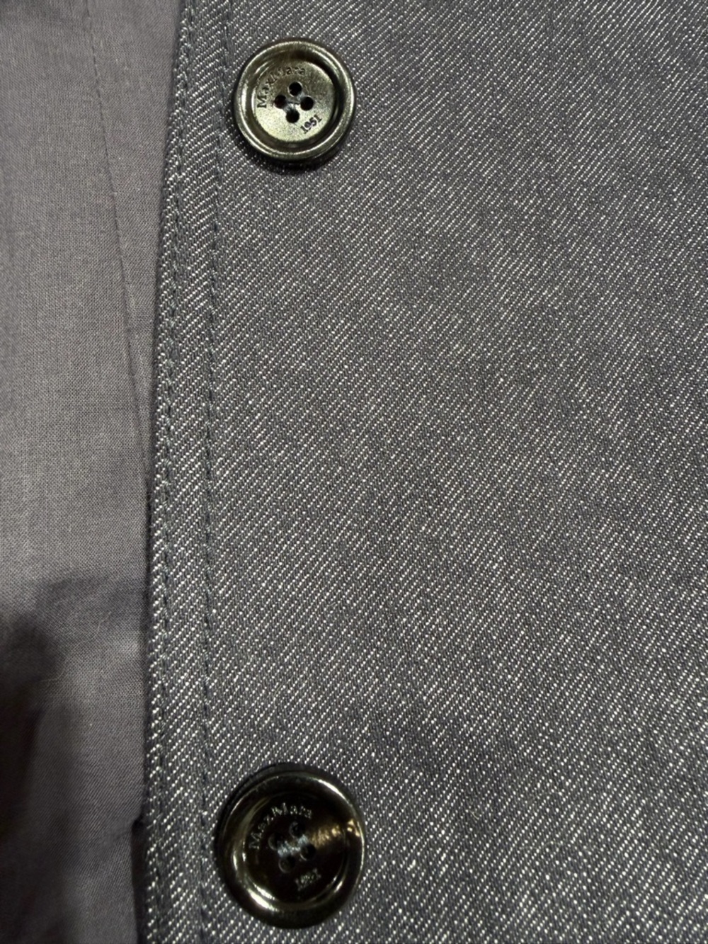 MaxMara Women's Dark Denim Blazer - Picture 13 of 15